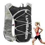 Wasserrucksack zum Laufen – Lauf-Trinkrucksack 1,5 l – Trail Running Weste mit Trinkblase, atmungsaktive Polsterung, verstellbare Träger, leicht