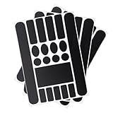 GLPRKOW 3 Stück Fahrrad Rahmen Schutz Mattschwarz Aufkleber, Fahrrad Schutz Lackschäden Rahmen Aufkleber