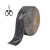 3D Tapetenbordüre - Zierleisten Selbstklebend Schwarz 10m x 8cm x 5mm - Flexible Tapetenbordüre, Wandverkleidung, Rahmenlinien, Bordüre zum Abziehen Aufkleben Einfassung, für Ecke, Linie Flur, Decke