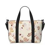 Novastar Laptop-Tragetasche für Damen, Arbeit – abstrakte Muscheln, Wochenendtaschen für Damen, Reisen, Turnbeutel für Damen und Herren, persönliche Gegenstände, Crossbody-Tasche für Damen und Herren