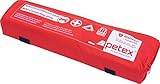 Petex 43999712 Kombitasche p l u s mit Klettband best. aus EURO-Warndreieck, Verbandstofffüllung und Sicherheitsweste, rot