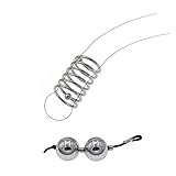 QiKKago Multifunktionale Neue Schwerkrafttraining ZubehöR, Solide Kugel Mit ZubehöR Kombination, Verbessert PersöNliche Ausdauer, Langkreis 40mm + Doppelkugel 30mm, Paar Geschenk - H6