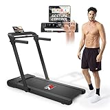 YM Next 8000 Profi Laufband 18 km/h, Gestensteuerung mit Sensoren und Idrive-Run, Klappbar Platzsparend, Große Lauffläche, Interaktive APP Kinomap Zwift BitGym, Bluetooth, Sprecher, Schwarz Your Move