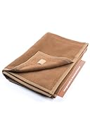 Ritter Decken Maharadscha Kamelhaardecke 150 x 220 cm - Kamel - Premium Decke aus 100% Kamelhaar - Temperaturausgleichende Wolldecke - Made in Germany