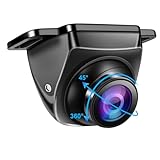 OBEST AHD 1080P Rückfahrkamera, 360° Drehbar Rückfahrkamera Auto, IP68 Wasserdicht Auto Rückfahrkamera Universal 12V, Nachtsicht 170° Weitwinkel für LKW, Auto, SUV, Wohnwagen, Van, Pickup