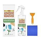 Multifunktionales Klebstoffentferner-Set – 100 ml starkes Reinigungsgel Entfernt Klebstoffreste von Autos, Fliesen, und Möbeln gründlich | Praktisches Entferner-Set zum sanften Ablösen von Aufkle