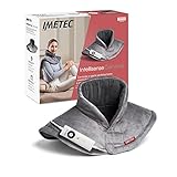 Imetec Intellisense Cervical-Heizkissen für Hals und Schultern, Wärmekissen 47 x 52 cm, antiallergischer Stoff, 5 Temperaturen, Electro-Block-Sicherheitssystem, schnelles Erhitzen, maschinenwaschbar