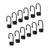 UncleS Set Von 12 Plastisch Beschichteten Stahldraht Bungee Haken Für Meereskajaks Und Außenanwendungen.