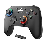 Anbernic RG P01 RGP01 Wireless Game Controller Bluetooth Game Controller PC Gamepad Compatible with Switch/PC/Steam/Android/IOS (Black)