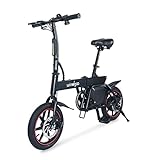 Windgoo Elektrofahrrad Klapprad 14' E Bike Faltbares Leichtes für Erwachsene/Teenager Elektrisches Klappräder Fahrrad 250W mit Lithium-Akku 36V 6.0Ah Elektrofahrräder Herren Damen