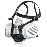 Dräger X-plore 3300 Handwerkerset mit P3 R Partikelfilter – Halbmaske für Handwerker, zuverlässiger Schutz gegen Feinstaub, Partikel & Schimmel, Größe M