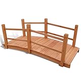 Dekorative Gartenbrücke, Dekoration für Bachlauf und Teich, 140 x 60 x 56 cm. Verschönern Sie Ihren Außenbereich mit Dieser atemberaubenden Brücke.