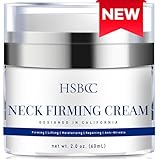 HSBCC Halscreme zur Straffung und Festigung: Acetyl Hexapeptide-8 Retinol Sheabutter Niacinamide – Glättet Falten, Strafft und Hebt die Haut – Halscreme (60ml)