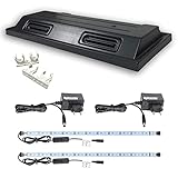 ZooPaul Aquarium Terrarium Abdeckung Verschiedene Größen Pflanzenlicht Lampe Beleuchtung Deckel LED (100x40 2X LED)