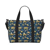 Reisetasche, Wochenendtasche, Handgepäcktasche für Damen und Herren, moderner Bagger, C-Schultertasche, Sport, Fitnessstudio, Gepäck, persönliche Gegenstände, Reisetasche