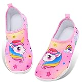 Kinder Strandschuhe Mädchen Schwimmschuhe Aqua Schuhe Badeschuhe Wasserschuhe Trocknend Aquaschuhe Barfußschuhe rutschfeste Surfschuhe Kleinkind Schwimmbad für Beach Pool