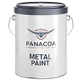 PANACOA Metallschutzlack 3in1 Metalllack Metallfarbe Rostschutzfarbe l Anthrazitgrau 2,5L