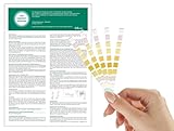 5 x One+Step Lebertest I Teststreifen zur Bestimmung der Lebergesundheit I Früherkennung einer Leberentzündung I Einfacher Heimtest I Zusätzliche Selbstkontrolle weiterer wichtiger Gesundheitswerte