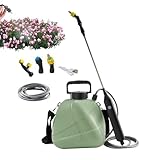 Akkubetriebener Sprüher | 4 Liter Unkrautvernichter | Leckagesicherer Drucksprüher Mit Verstellbarer Düse Für Zimmerpflanzen Fenster Gewächshaus