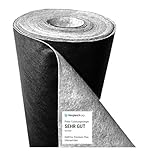 DeRiTex 180 g/m² - Unkrautvlies BZW. Unkrautschutzvlies „Premium Plus“ (L) 25 m x (B) 1,0 m = 25m²