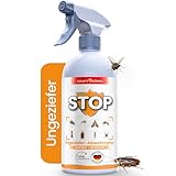 KRAFTKÖNIG PREMIUM Ungezieferspray – Sofort + Effektiv Formel – 500 ML Insektenspray gegen fliegende und kriechende Insekten für Innen- & Außenbereiche – Auch als Fliegenspray einsetzbar