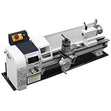 Metalldrehmaschine 220MMx500MM Mini-Tisch-Metalldrehmaschine 1500W Drehmaschine Tischdrehmaschine Bürstenlose Drehmaschine Variable Drehzahl 0-2500RPM für Metallbearbeitung Metal Lathe