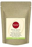 Grüner Tee - China Jasmin Tee mit extra vielen Blüten 250 g mit zartem Jasmin Geschmack für über 100 Tassen Tee von Quertee