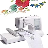 Dfdieratve Automatische NäHmaschine, Elektrische Stickmaschine, 162 Integrierte Designs mit 3,93 X 9,25 Zoll Stickbereich und LCD-Touchscreen Sowie 30 MusterräNdern, NäHen Leicht Gemacht