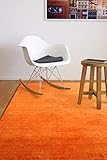 floor factory Gabbeh Teppich Karma orange Terracotta 160x230 cm - handgefertigt aus 100% Schurwolle