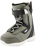 Nitro Unisex Jugend Droid QLS Boot´21 Snowboardboot, Charcoal-Black-White, 180