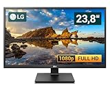 LG 24BK550AY-B 24 Zoll Business Computer Monitor, Desktop Gaming Monitor, Full HD (VGA - DisplayPort - DVI - HDMI - Lautsprecher - USB-HUB - VESA), PC Bildschirm, schwarz