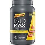 PowerBar Isomax Blood Orange 1200g - Isotonisches Sportgetränk - 5 Elektrolyte + C2MAX + 75mg Koffein