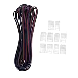 TEHAUX 10 Stück Teiliges Rgb LED Strip Connector Lötfreie Transparente LED Lichtband Verbinder Installieren ohne Dunkelzonen Vielseitig Einsetzbar