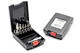 BAER Gewindeschneider Set HSSG: Bit-Kombi-Gewindebohrer für Akkuschrauber & Halter: M3 - M10, Bit Bohrer, Bitsatz, Bithalter, Werkzeug, Gewindeschneiden