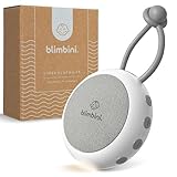 blimbini® Einschlafhilfe - White Noise Machine für Babys & Erwachsene - 14 beruhigende Geräusche + 7 Lieder - dimmbares Nachtlicht - Timerfunktion - Silikonschlaufe - tragbar für unterwegs - USB-C