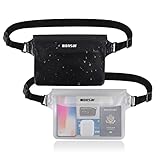 WONSAR 2 Stück wasserdichte Tasche mit Verstellbarem Gurt, Wasserdichter Beutel, Unterwasser handyhülle, wasserdichte Bauchtasche für Wassersport, Strand, Schwimmen, Bootsfahrten usw