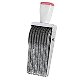 Harewtwy 8 Alphabet Englisch Brief Anzahl Roll Stempel Emby Scrapbooking Roller Schule Wohn Kultur