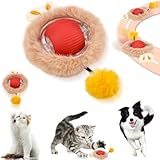 Katzenball Elektrisch, Interaktives Katzenball Spielzeug, Chewie Rolling Ball, Interaktives Hunde Ball Spielzeug Mit Usb Aufladbar, Drei Arbeitsmodi, 360° Rolling Smart Ball FüR Katzen Und Hunde