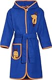 Playshoes Unisex Kinder Frottee-Bademantel Morgenmantel, Marine Die Maus, 110/116
