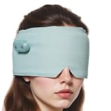 TABKSOLA Kabellose Wärmebrille,Beheizte Augenmaske zur Linderung von trockenen Augen, Gerstenkorn und Blepharitis, mit 2 Wärmestufen und 15-Minuten-Timer, ideal für Reisen und Schlaf (mask-02)