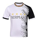 MC-Trend Herren Deutschland Trikot weiß Germany Nationalmannschaft Schwarz Rot Gold (66.00322.L, DE/NL/SE/PL, Alphanumerisch, L, Regular, Regular)