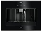 AEG kke884500b eingebaut vollautomatisch Maschine Espresso Schwarz – Kaffeemaschine (eingebaut, Maschine Espresso, Kaffeebohnen, gemahlener Kaffee, Kaffeemühle, schwarz)