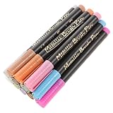 DIYEAH 12 Stück Metall Malstift Modellzubehör Praktische Metallic Marker Bunte Marker Farbstifte Lackmarker Professionelle Markierstifte Markierstift Modellzubehör Tinte Auf
