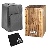 Sela SE-IC2 Iconic Cajon Limba modulare Cajon inklusive austauschbare ion Schlagflächen mit Tasche und keepdrum Sitzpad