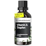 Vitamin A Tropfen – 50 ml – Vitamin A (Retinylpalmitat) in MCT-Kokosöl gelöst – vegan, hochdosiert, ohne unnötige Zusätze – in Deutschland produziert & laborgeprüft