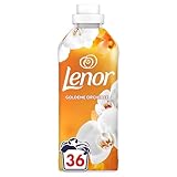 Lenor Weichspüler, 36 Waschladungen, Goldene Orchidee, 24h Wohlfühlfrische Mit Einer Note Ätherischer Öle