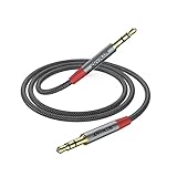 ANYPLUS Aux kabel, 【0.5M】 3 5 klinke auf 3 5 klinke Audiokabel,Fischdraht Nylon Geflochten High-Quality Cable for Smartphone Headphone, Speaker, Car, Stereo, MP3, etc