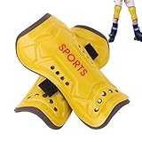 Fußball-Schienbeinschoner - 2 Stück Schienbeinschoner für Kinder | Schienbeinschoner für Kinder zum Knöchelschutz | Schienbeinschoner für Kinder mit elastischen Riemen | Fußballpolster zum Schutz