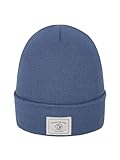 SCHIETWETTER Beanie Mütze Möwe, Strickmütze, mehrere Farben, Mütze warm & modisch Rauchblau OS