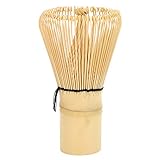 Resefinem 120 Zinser traditionelles Matcha -Tee -Whisk -Pinsel -Werkzeug aus em Rhing -Matcha -Tee im Teezubereitungsprozess